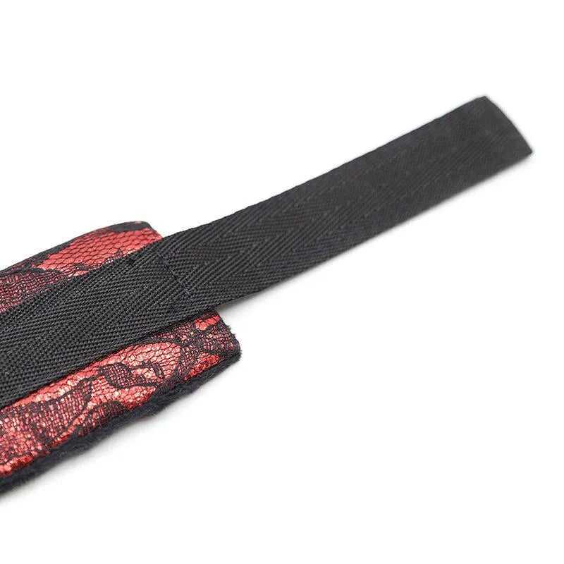 Menottes Velours Rouge Ajustables Pour Débutants
