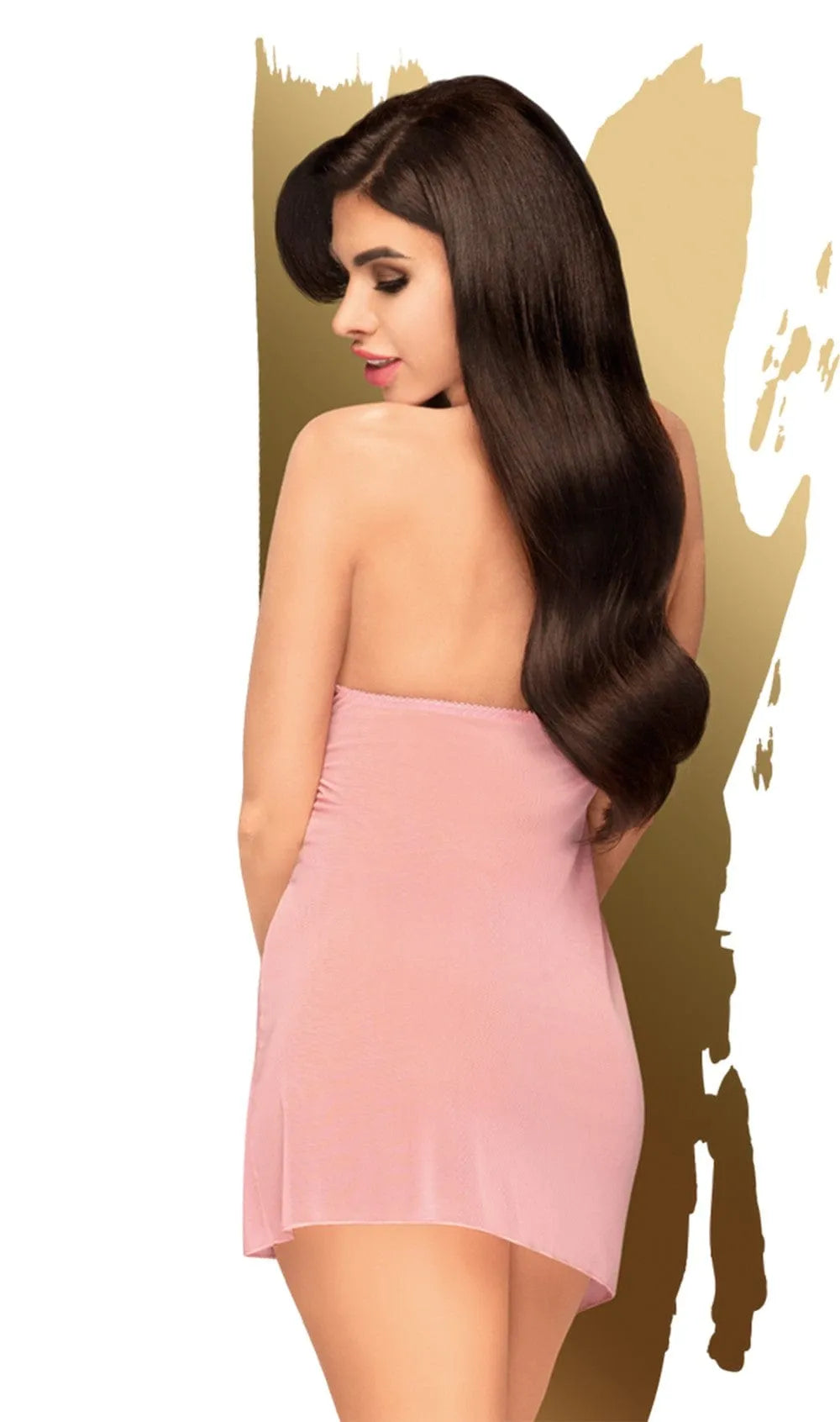 Nuisette rose satin