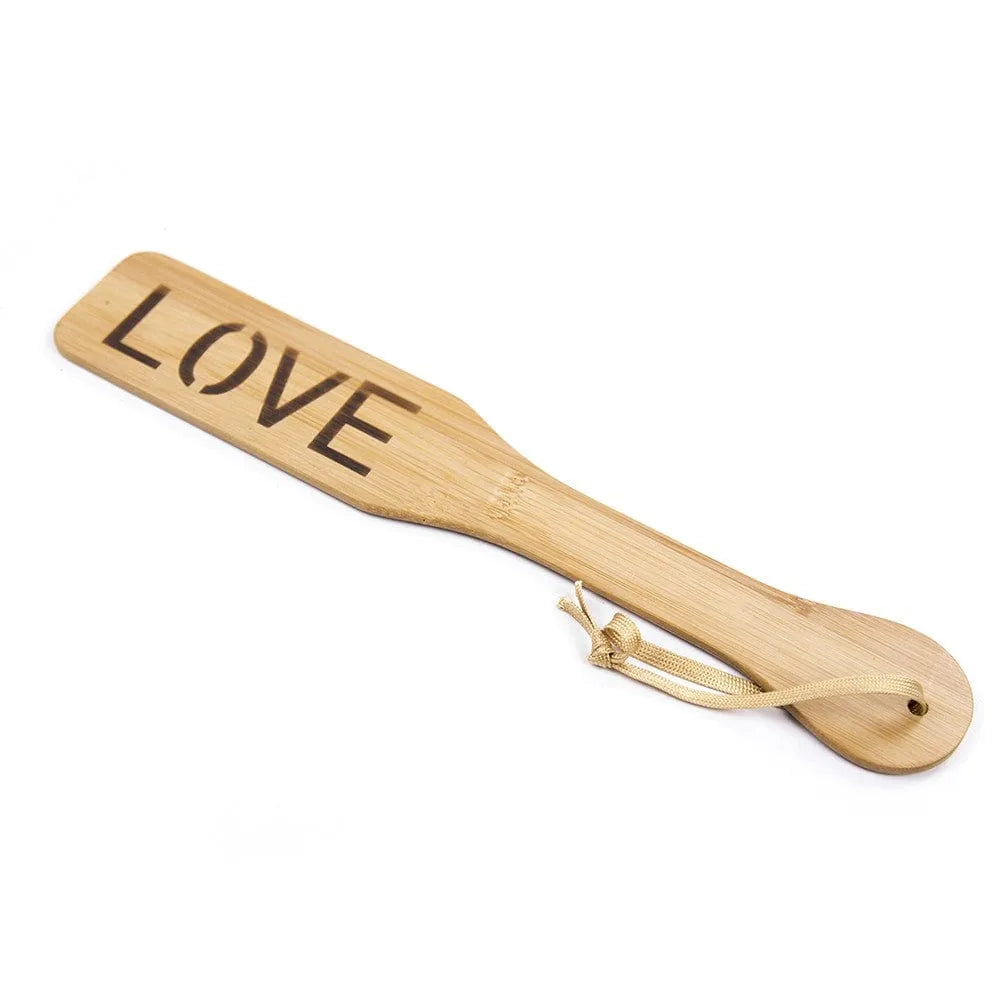Paddle En Bambou Gravé Love