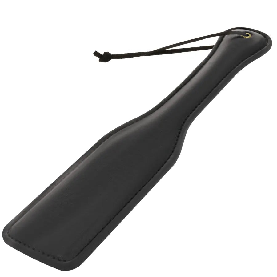Pagaie Fétiche Cuir Noir Moderne