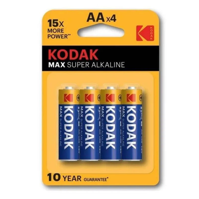 Piles Aa Alcalines Kodak Longue Durée