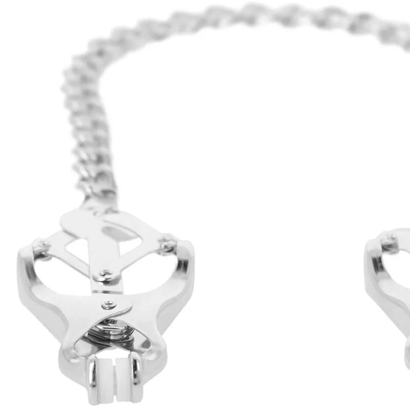 Pinces À Seins En Métal Gaufré Pour Bdsm