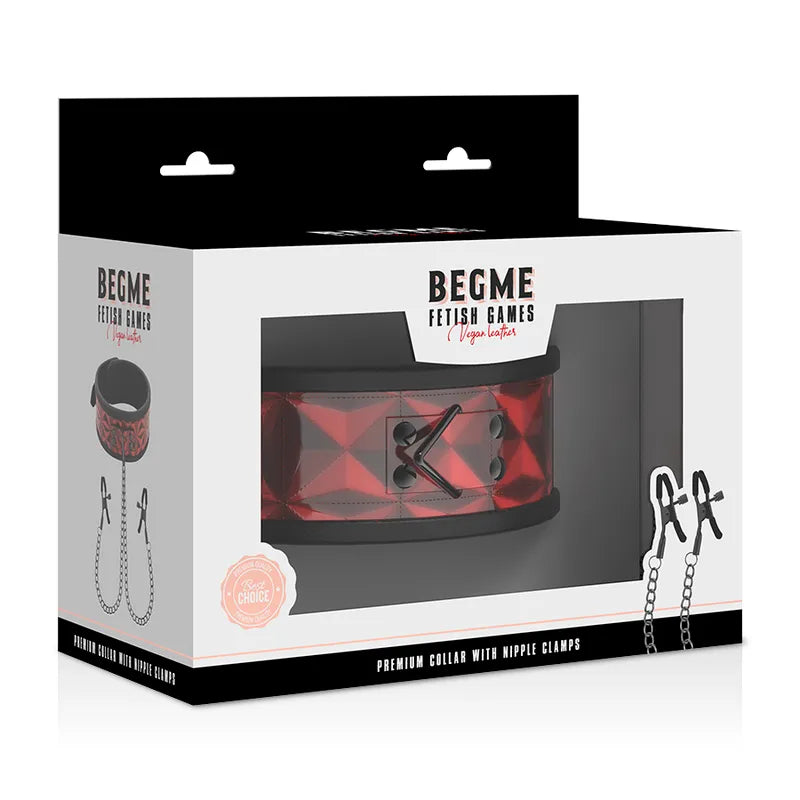 Pinces À Tétons Bdsm Ajustables En Néoprène
