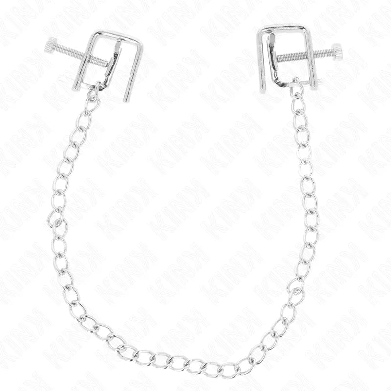 Pinces À Tétons Bdsm Métal Ajustables Kink