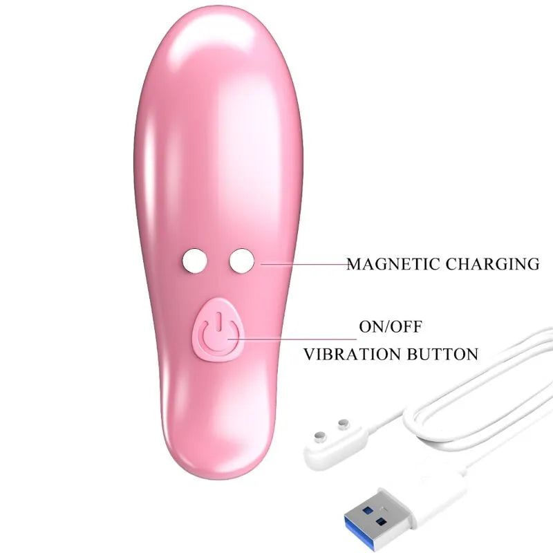 Pinces À Tétons Vibrantes Étanches Roses