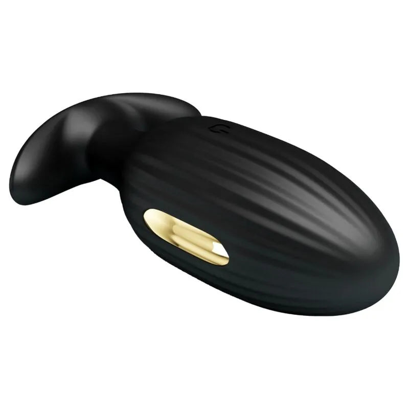 Plug Anal E-Stim Noir Rechargeable Avec Contrôle Mobile