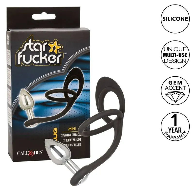 Plug Anal Métal Avec Pierres Précieuses
