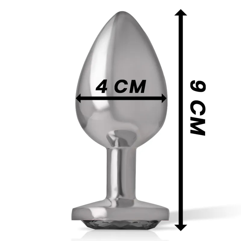 Plug Anal Métal Bijou Diamant Élégant