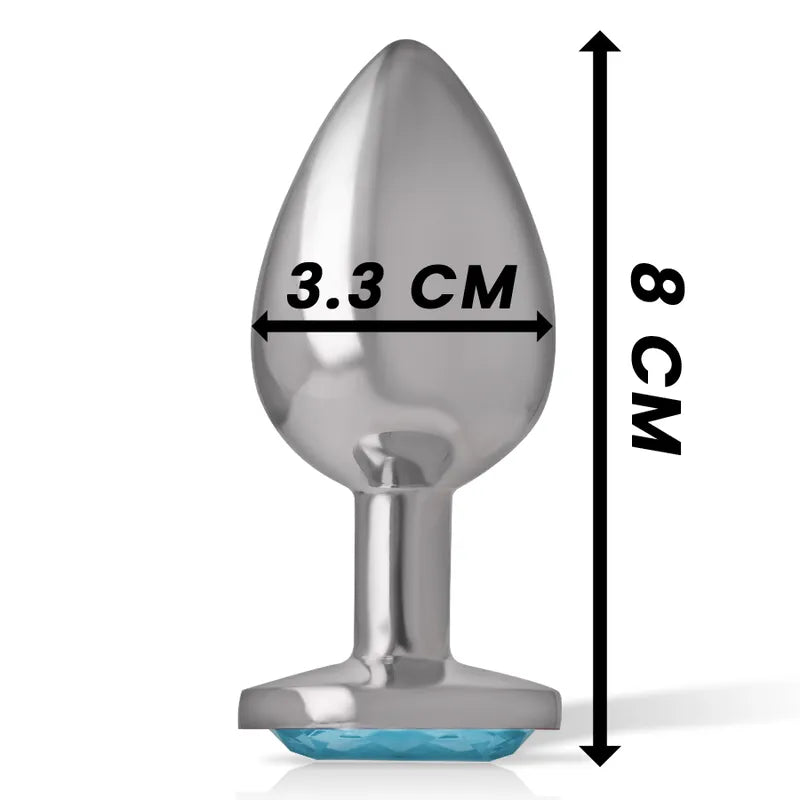 Plug Anal Métal Diamant Luxe