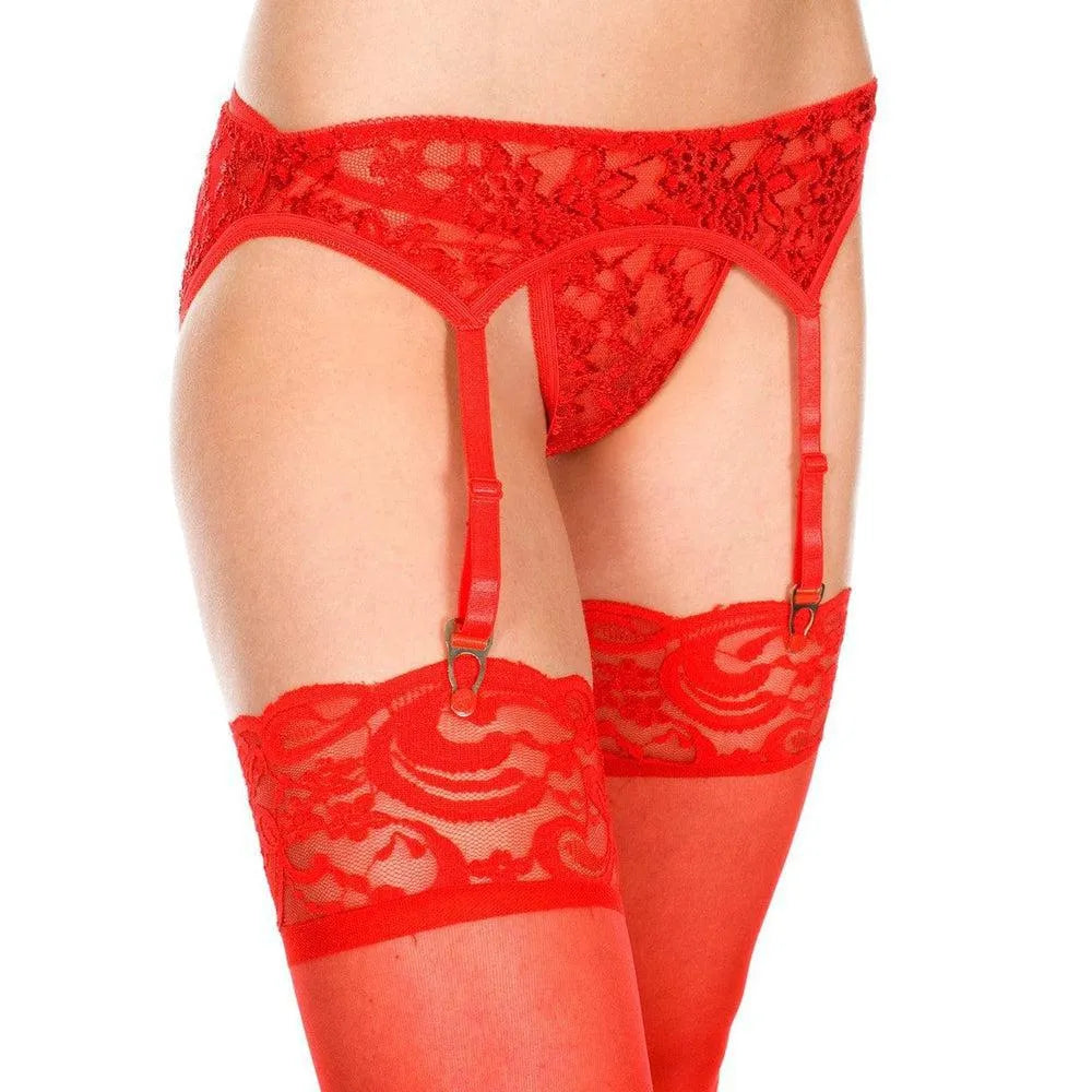 Porte Jarretelles Rouge