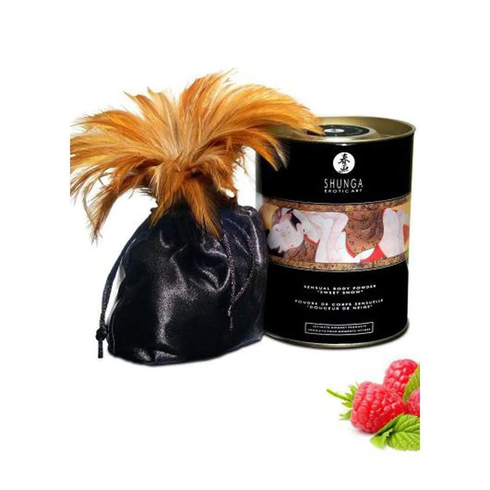 Poudre Massage Comestible Framboise Végétalienne