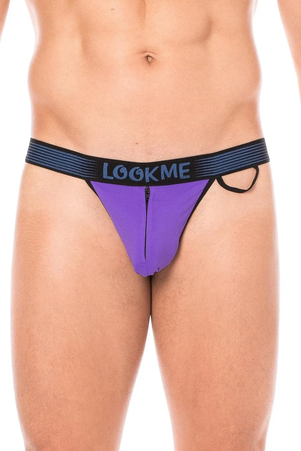 Slip Violet Échancré Confort Look Me