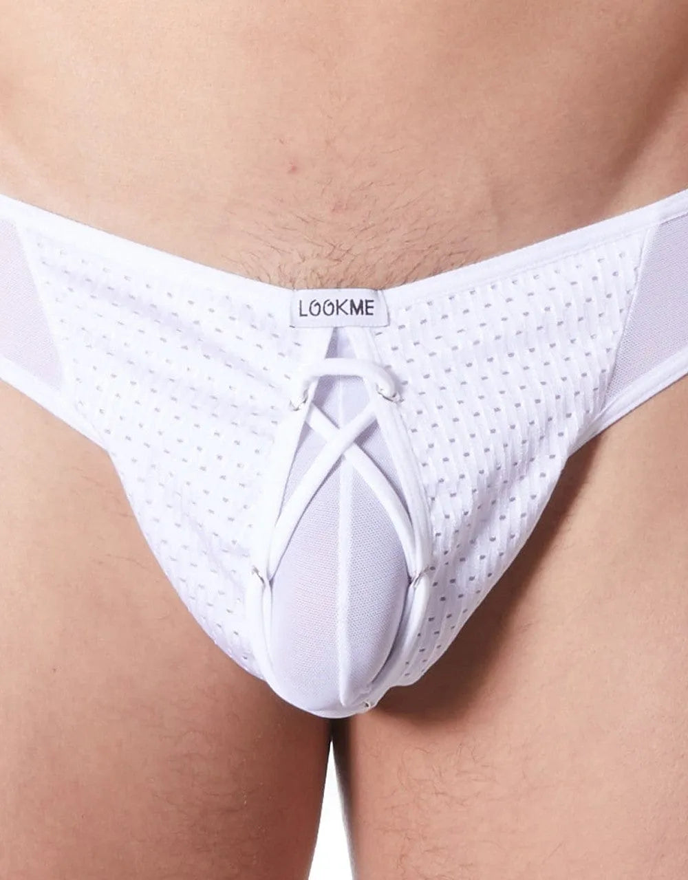 String Blanc Sexy Avec Transparence