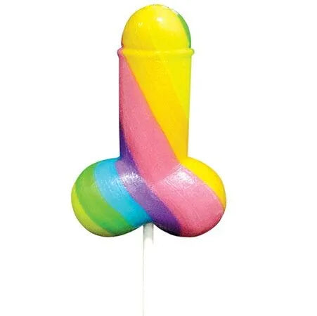 Sucette Pénienne Multicolore Multi Saveur Adulte