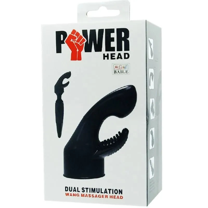 Tête Interchangeable Noire Pour Stimulation Point G Et Clitoris