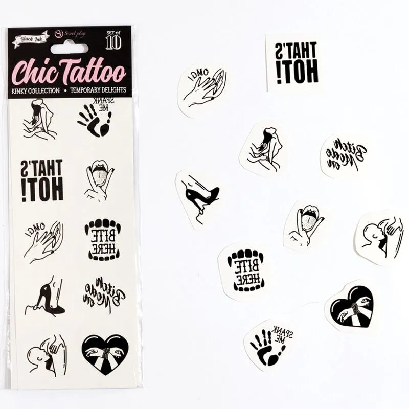 Tatouages Temporaires Coquins Pour Festivals