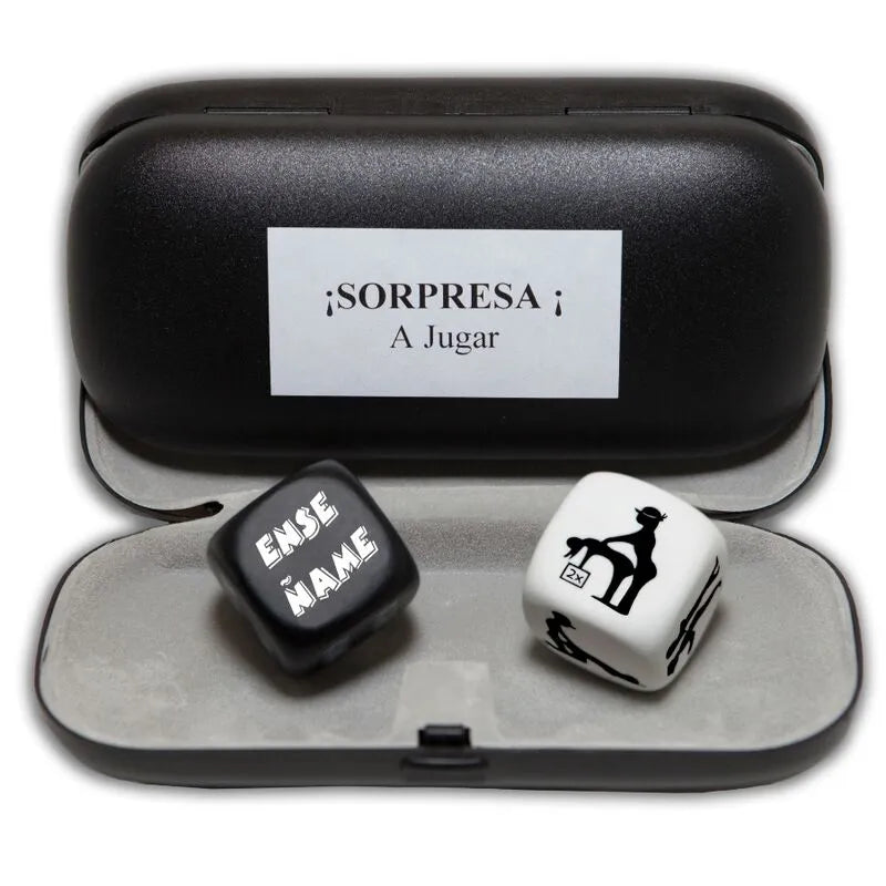 étui surprise jeux érotiques dés coffret intime pimenté soirée enterrement vie garçon cadeau original doublé protection qualité compact portable