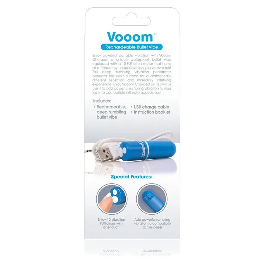 Œuf Vibrant Bleu Rechargeable Usb