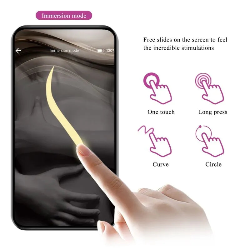Œuf Vibrant Lilas Télécommandé Par Application