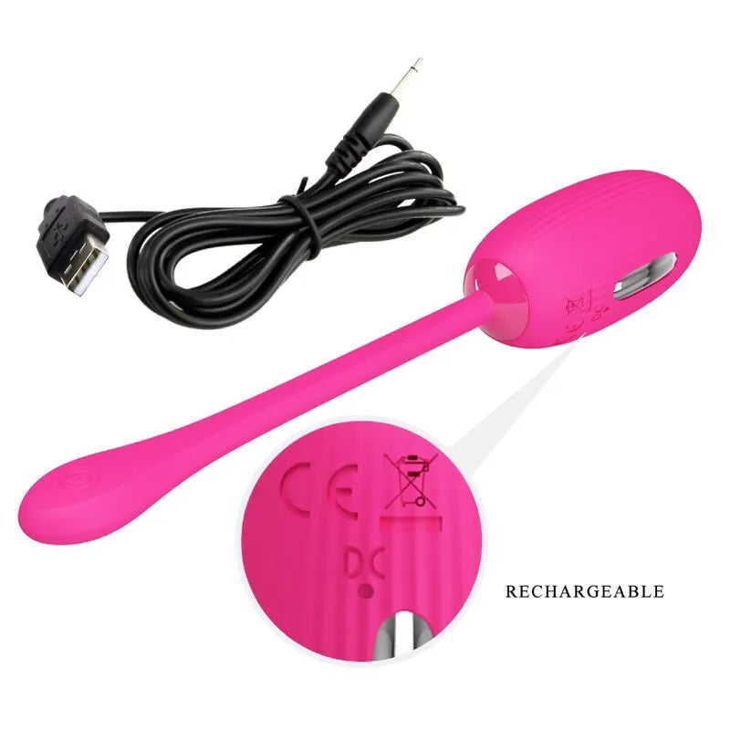 Œuf Vibrant Rose Télécommandé Par Application