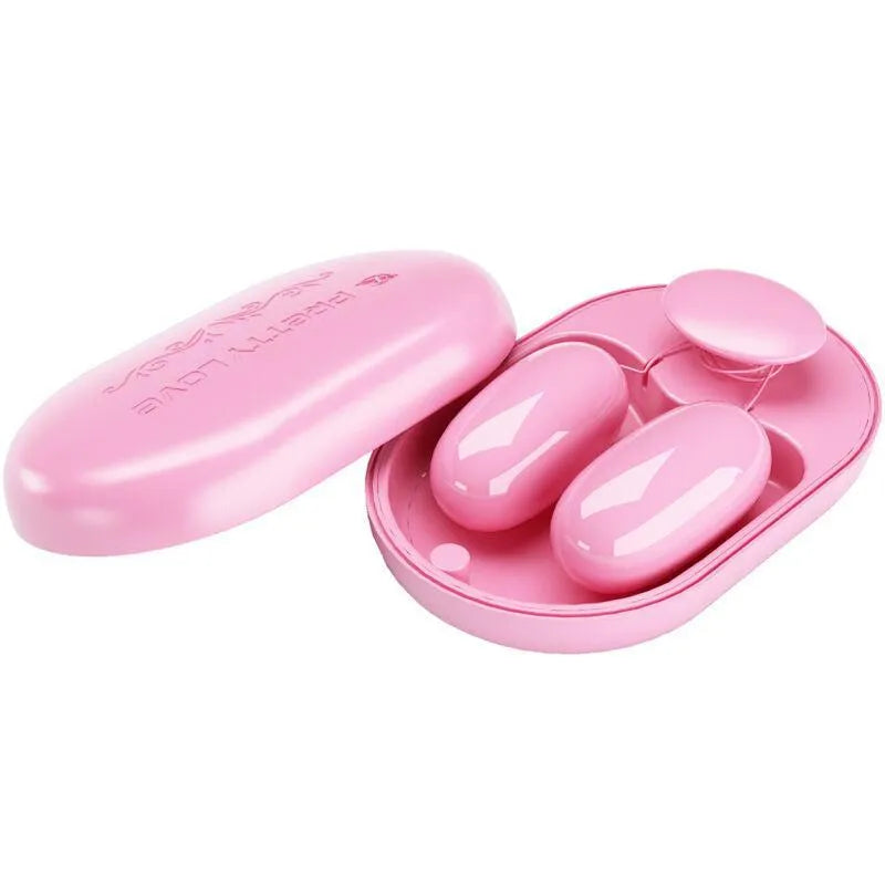 Œuf Vibrant Rose Télécommande Filaire 12 Modes