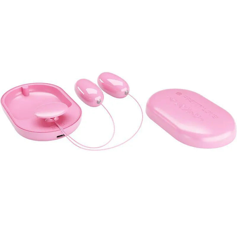 Œuf Vibrant Rose Télécommande Filaire 12 Modes