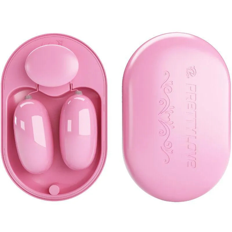 Œuf Vibrant Rose Télécommande Filaire 12 Modes