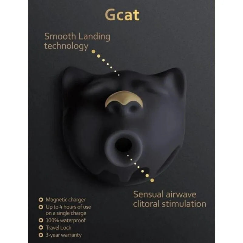 Ventouse Clitoridienne Ergonomique Étanche Gcat