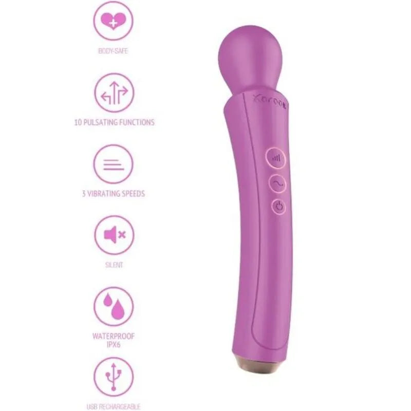 Vibromasseur Baguette Incurvée Pour Couples