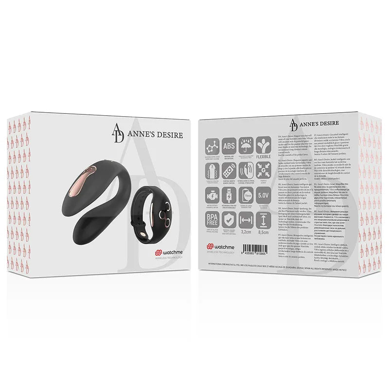 Vibromasseur Couple Technologie Watchme Étanche