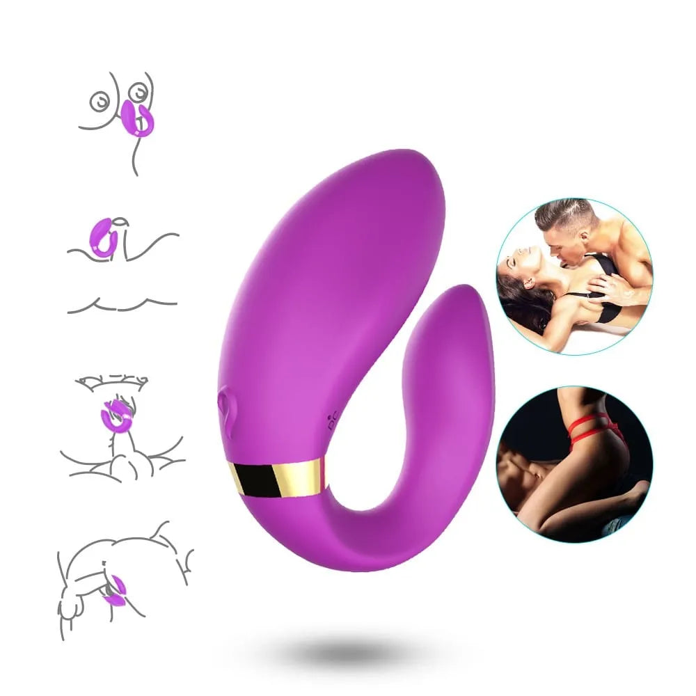 Vibromasseur pour couple
