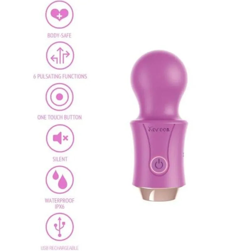 Vibromasseur Puissant Rechargeable Couple Voyage