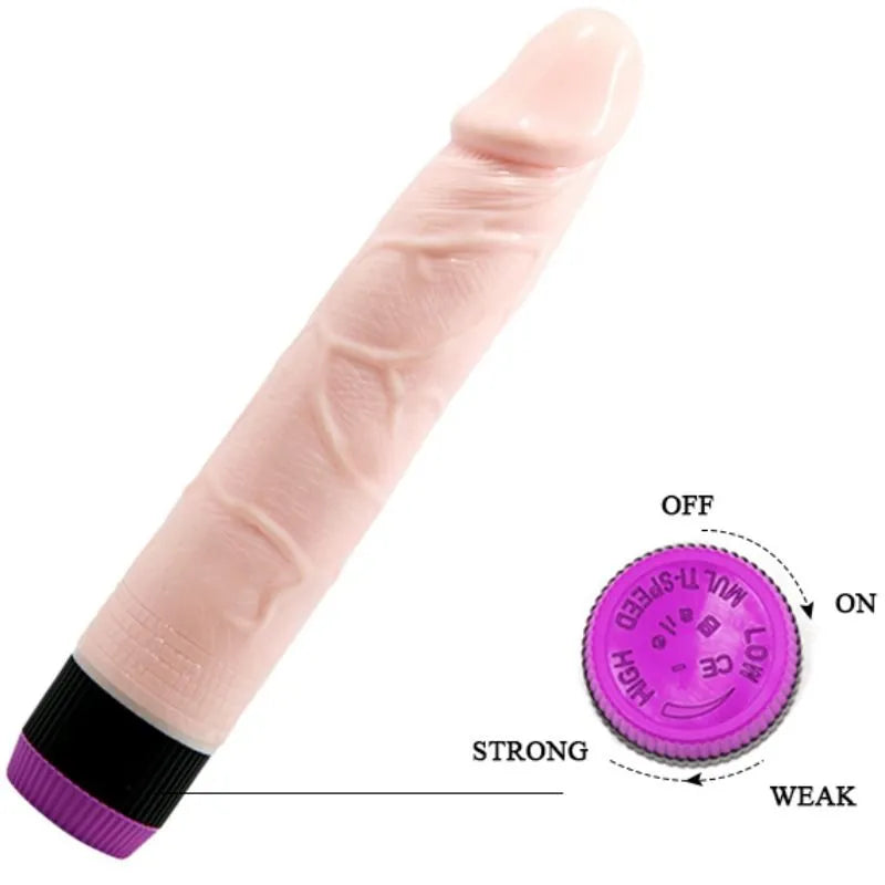 Vibromasseur Réaliste Ultra Doux Vibrations Puissantes