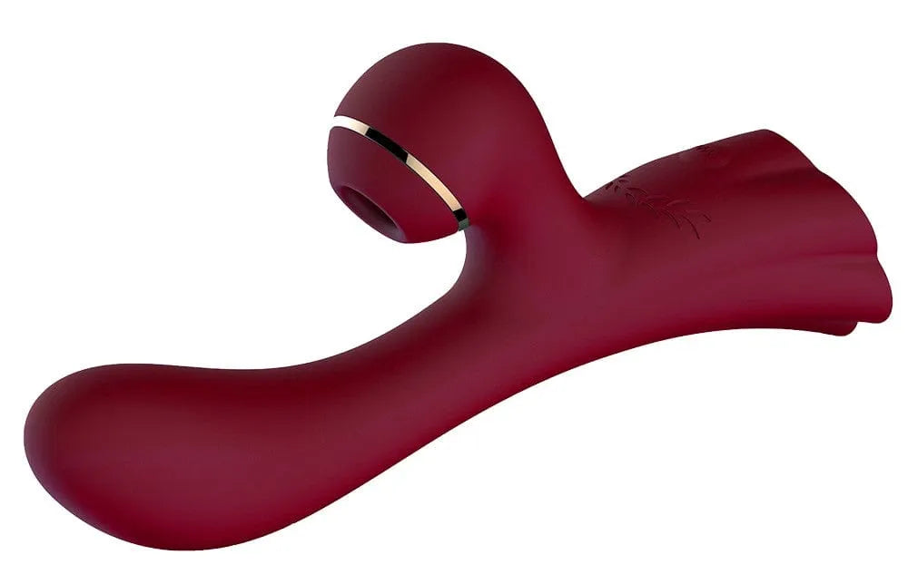 Vibromasseur Rabbit Fairy Rouge À Succion Silencieux