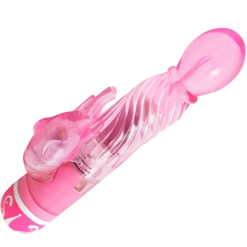 Vibromasseur Rose Avec Stimulateur Clitoris Lapin