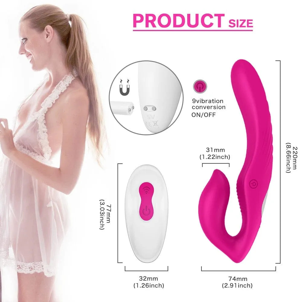 Vibromasseur telecommande
