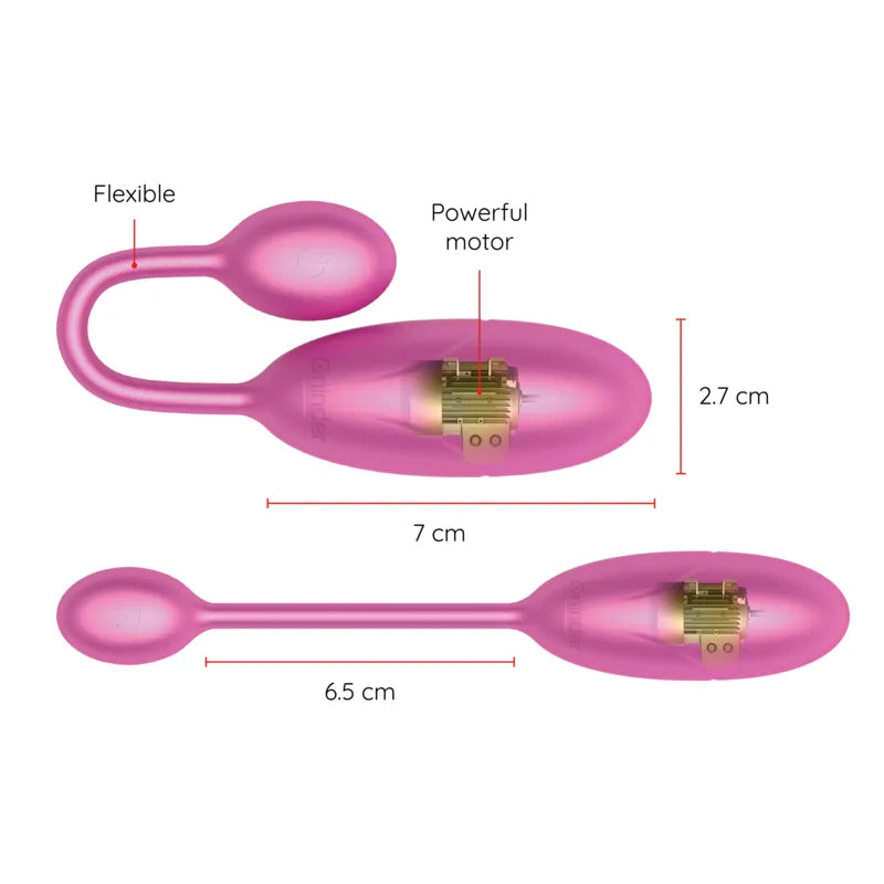 Vibromasseur Œuf Vibrant Connecté Pour Couples