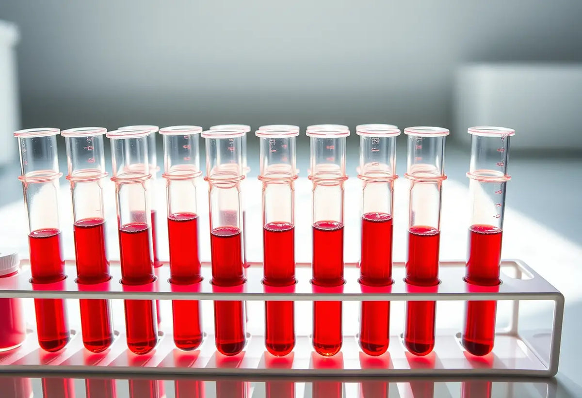 Échantillons sanguins pour le bilan de fertilité