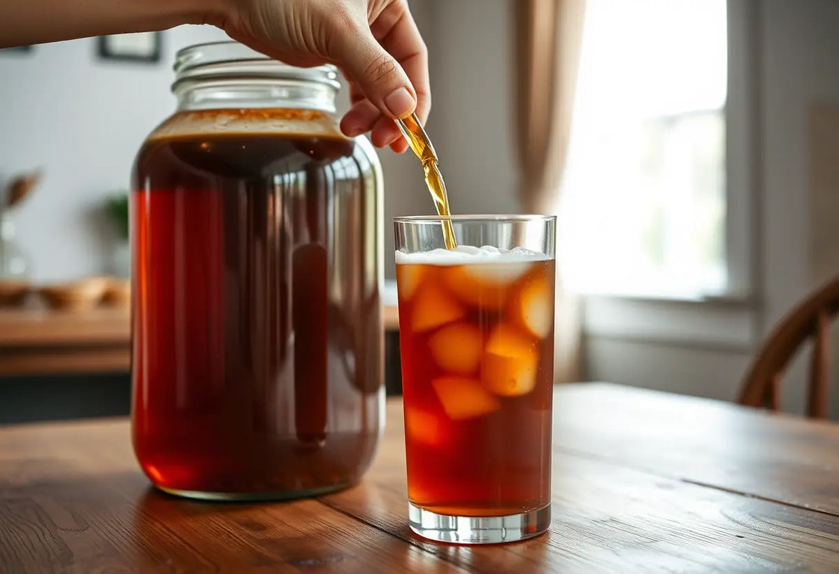Kombucha pour soutenir la flore