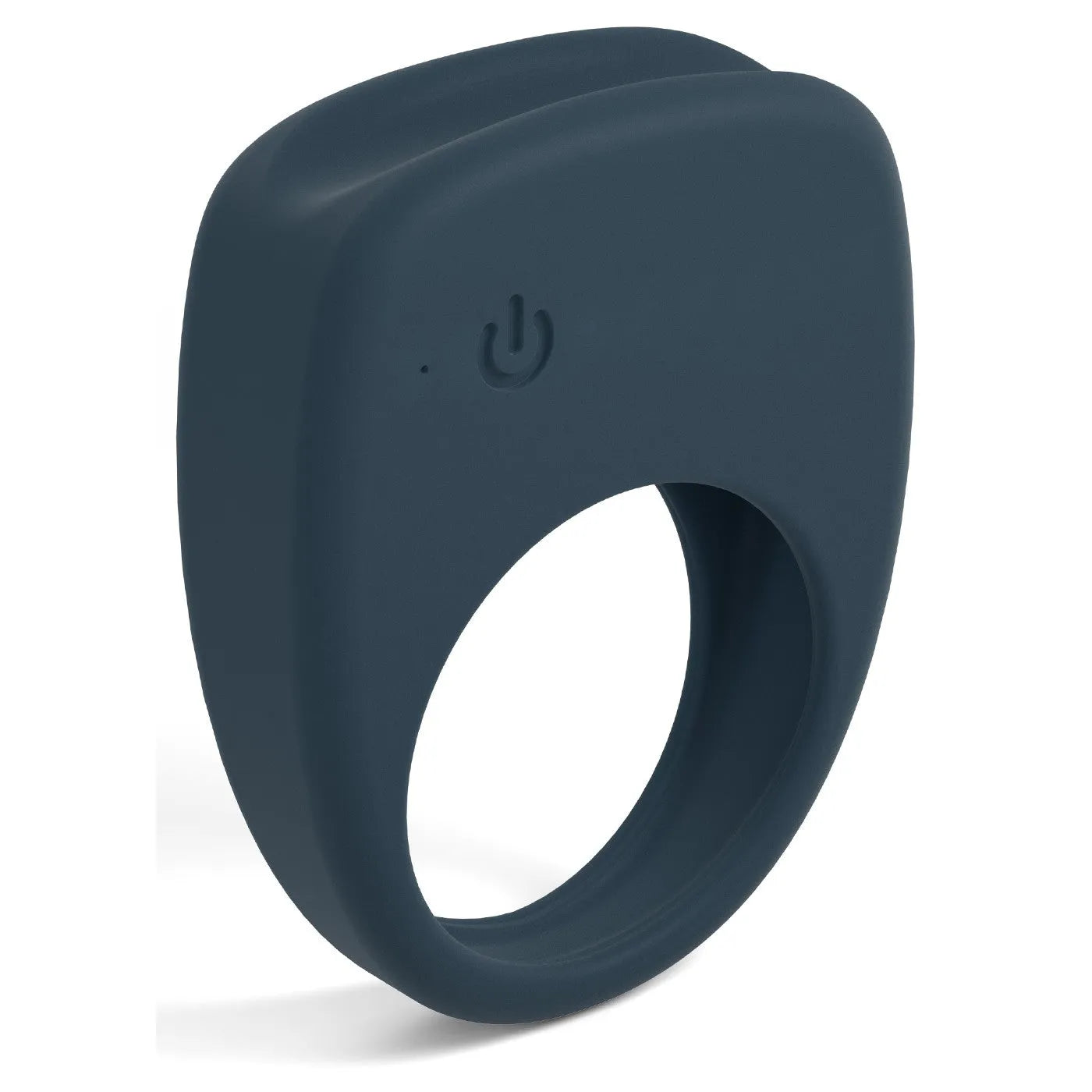 Anneau pénien noir en silicone doux, rechargeable, avec stimulation clitoridienne, trois vitesses, design étanche.