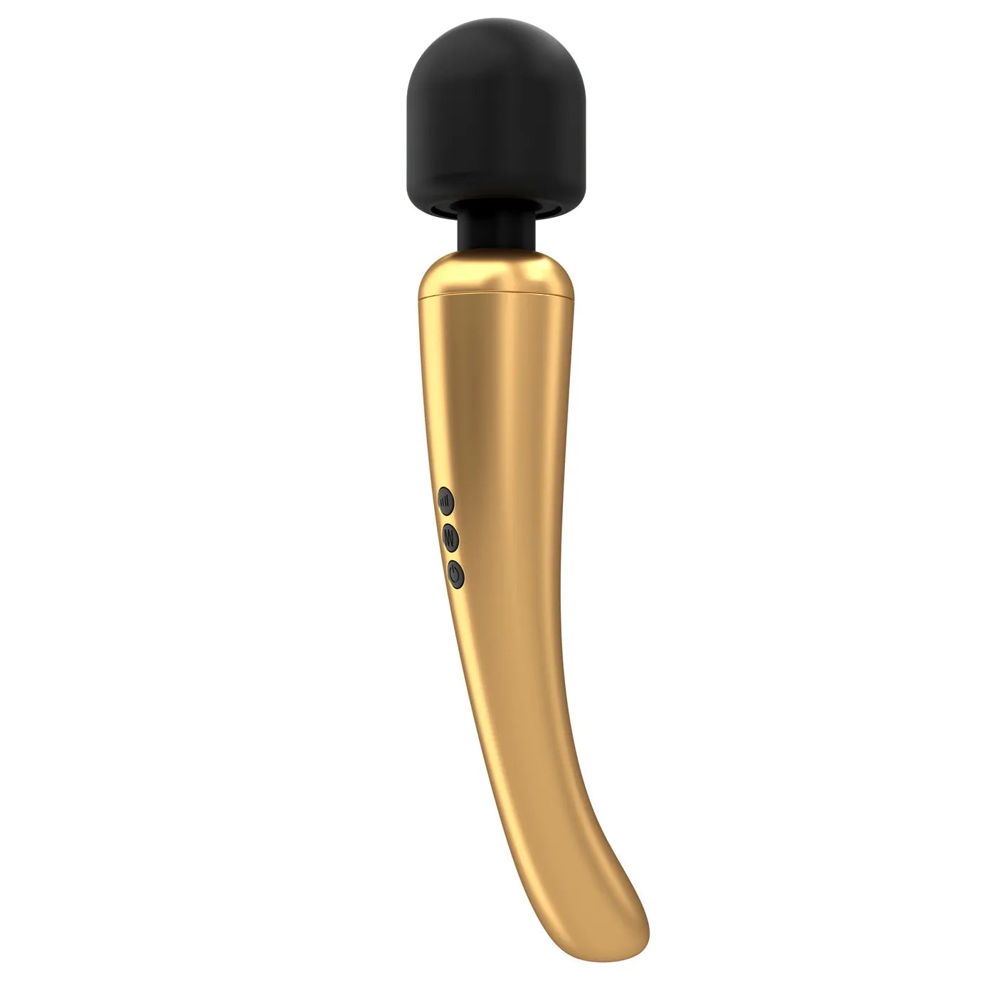 Stimulateur clitoridien rechargeable Megawand or 20 modes silicone puissant ergonomique