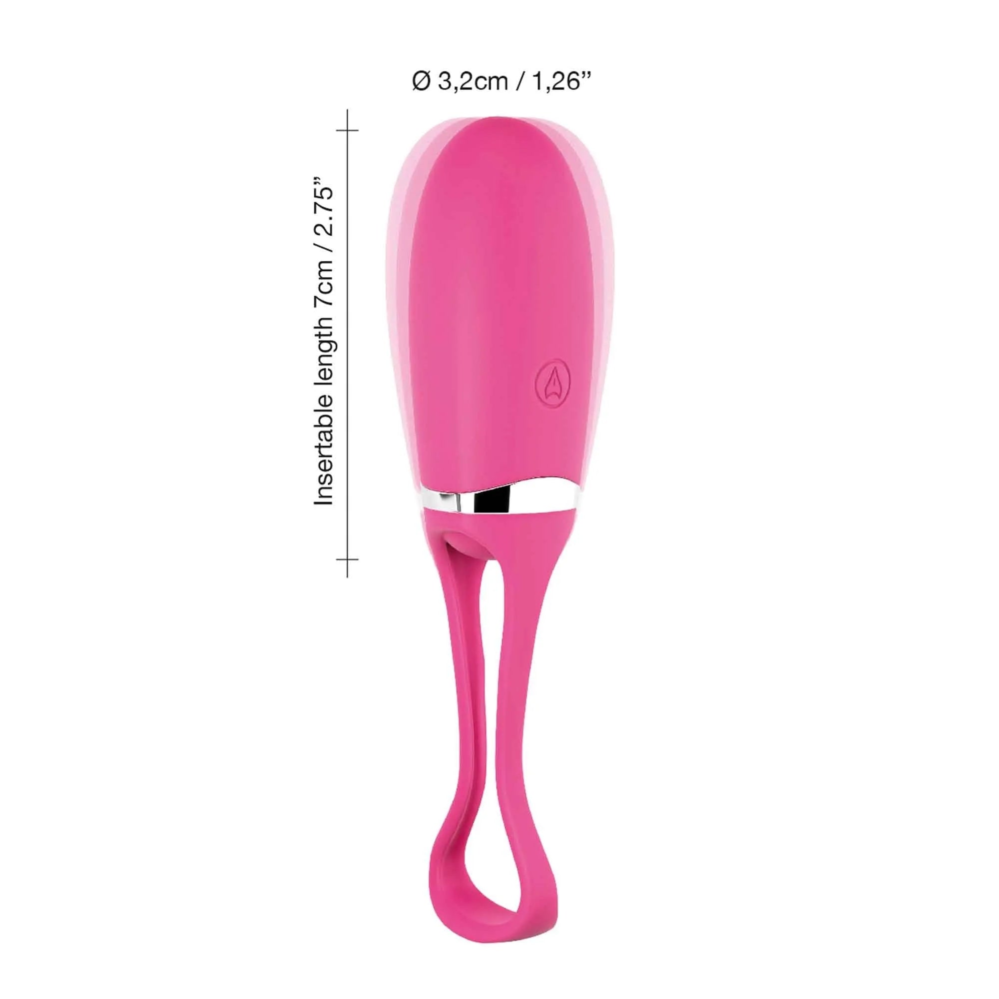 Oeuf vibrant silicone télécommandé magenta dix modes contrôle vocal rechargeable câble inclus sans phtalate doux toucher compact discret couple