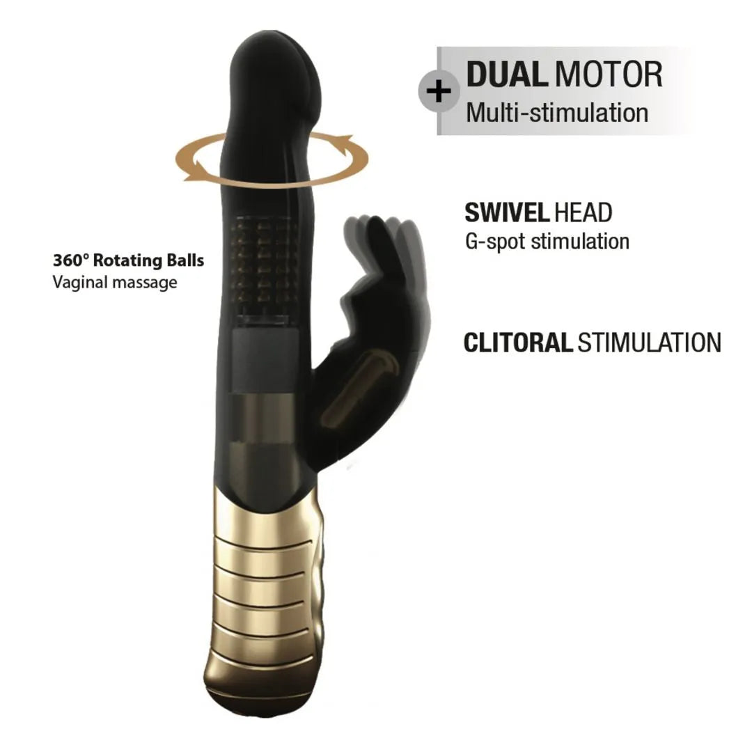 Vibromasseur rechargeable Dorcel Baby Rabbit stimulation point G clitoris waterproof
