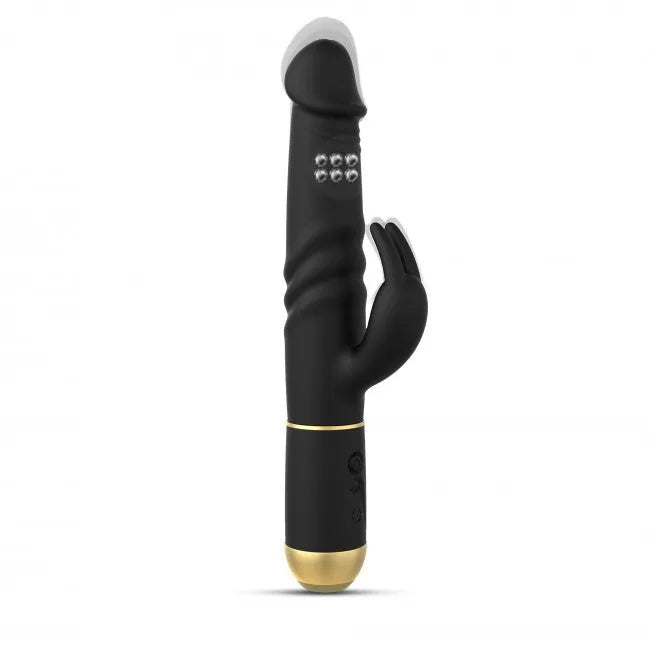 Vibromasseur silicone liquide 3-en-1 stimulation point G clitoris rechargeable