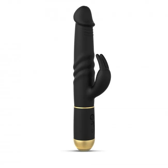 Vibromasseur silicone liquide 3-en-1 stimulation point G clitoris rechargeable