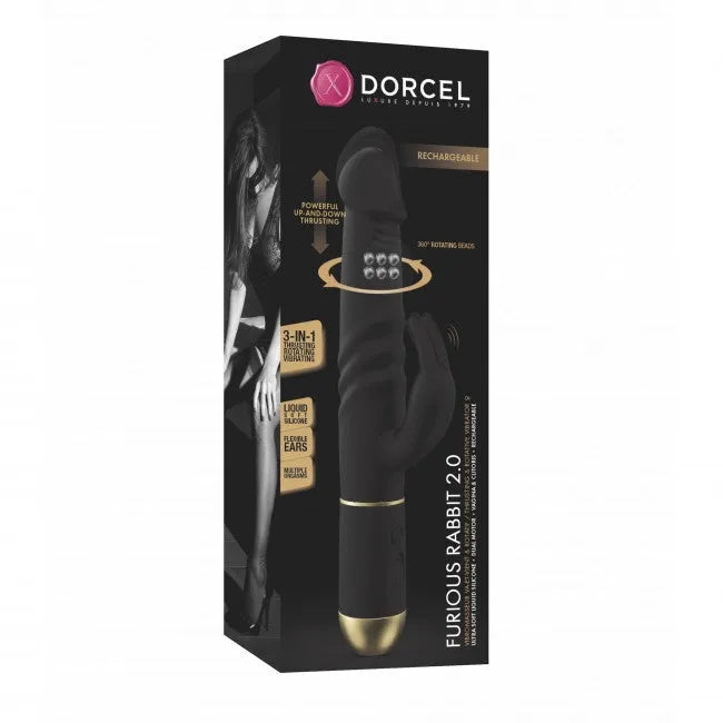 Vibromasseur silicone liquide 3-en-1 stimulation point G clitoris rechargeable