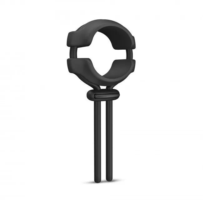 anneau pénien ajustable silicone noir confortable ergonomique fermeture coulissante étanche doux hypoallergénique stimulation intense réglable taille unique durable discret performant