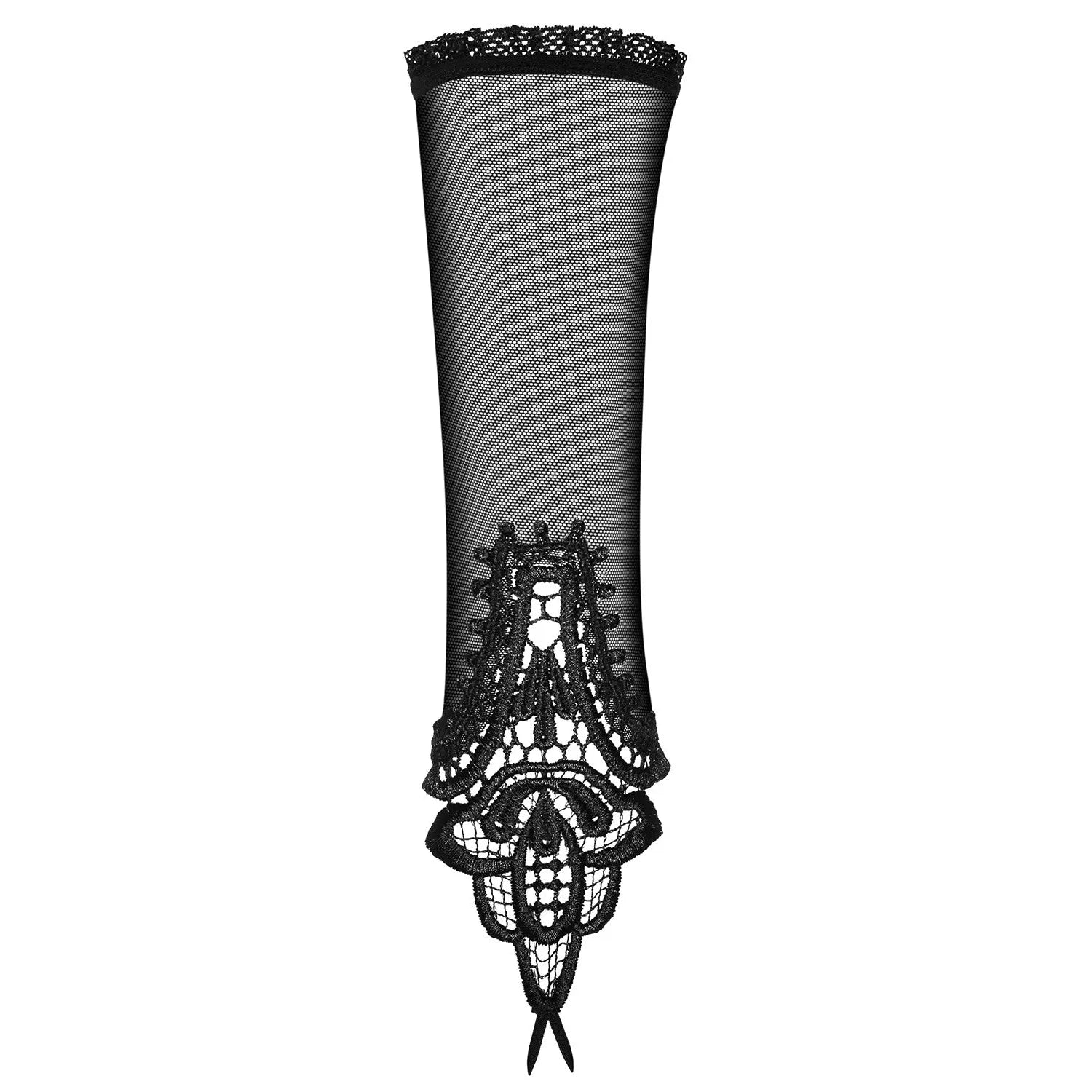 mitaines brodées noires sensuelles élégantes raffinées décoratives douces souples extensibles confortables ajustables tendance soirée cérémonie finesse glamour