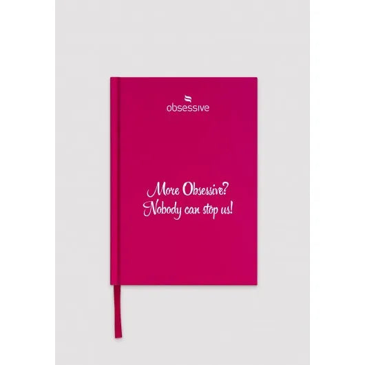cahier obsessif rouge passion élégant sophistiqué durable confortable prise main taille unique polyvalent cadeau clients prestige bureau envoûtant écriture créative
