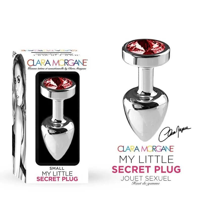 plug anal aluminium rouge élégant lisse résistant étanche compact léger discret 7cm hauteur 25mm diamètre débutants expérimentés